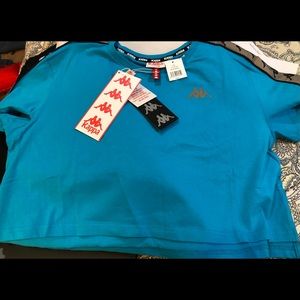 NWT Kappa 222 Banda Daisy Crop Top Tee Size‎ M